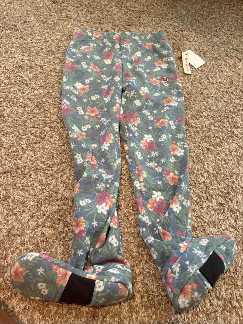 Feejays Floral Fleece Kids Bottoms